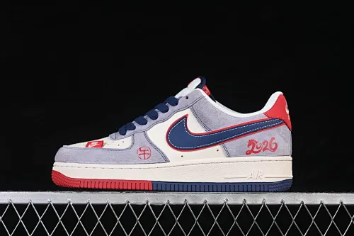 All categories Nk Air Force 1 Air Force series Nk Air Force 1 Low Air Force low-top Nike Air Force 1'07 Low red and blue contrast Air Force 1 low-top casual sneakers HT5088-625